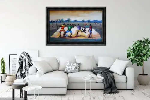 kenneth muradzikwa oil painting