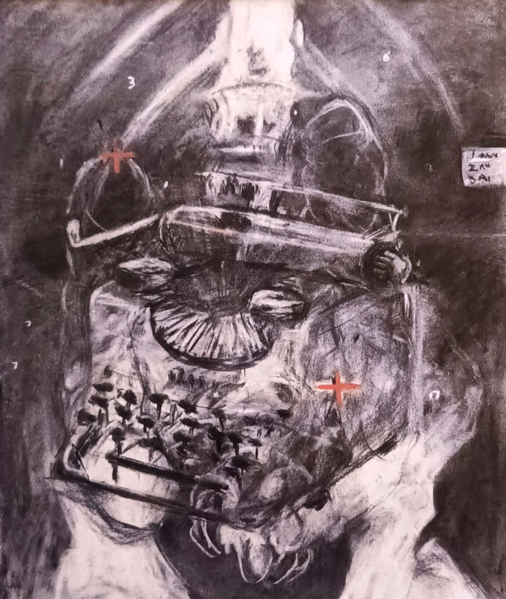 William Kentridge - 'Drawings From History Of The Main Complaint' - Typewriter