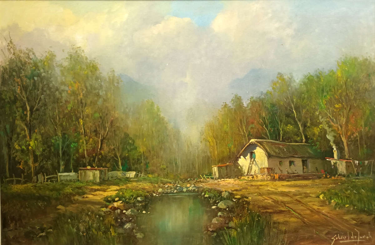 Gabriel de Jongh Cape landscape painting