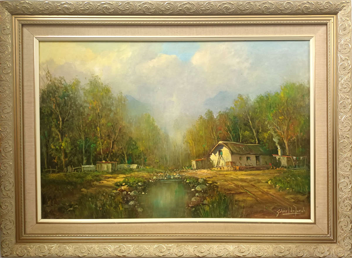 Gabriel de Jongh Cape landscape painting