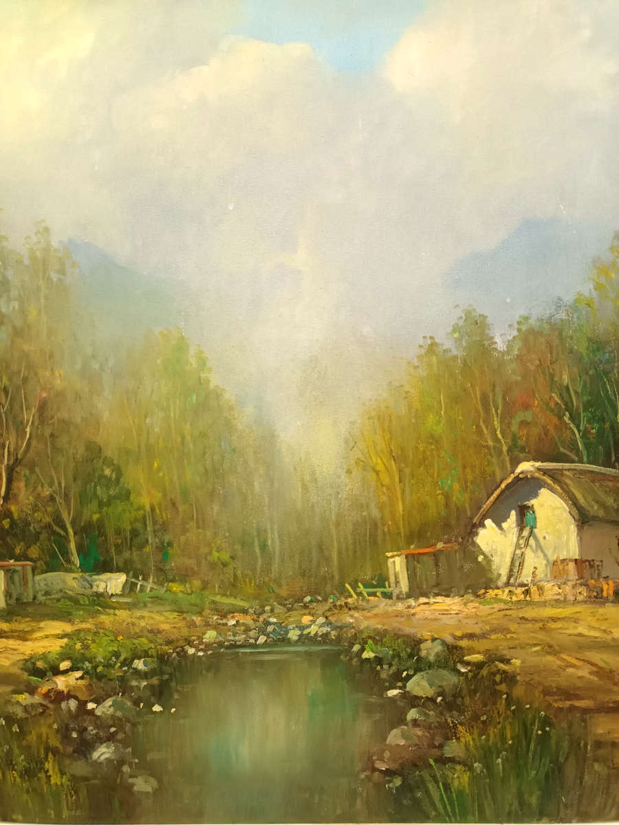 Gabriel de Jongh Cape landscape painting