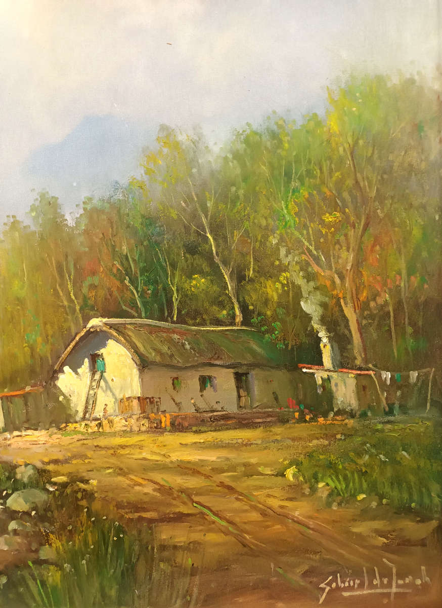 Gabriel de Jongh Cape landscape painting