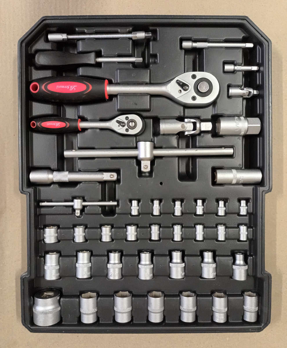 la fermete 488 pcs tool box set with trolley case