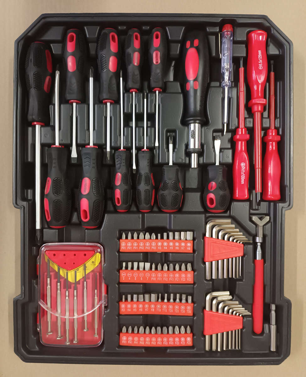 la fermete 488 pcs tool box set with trolley case