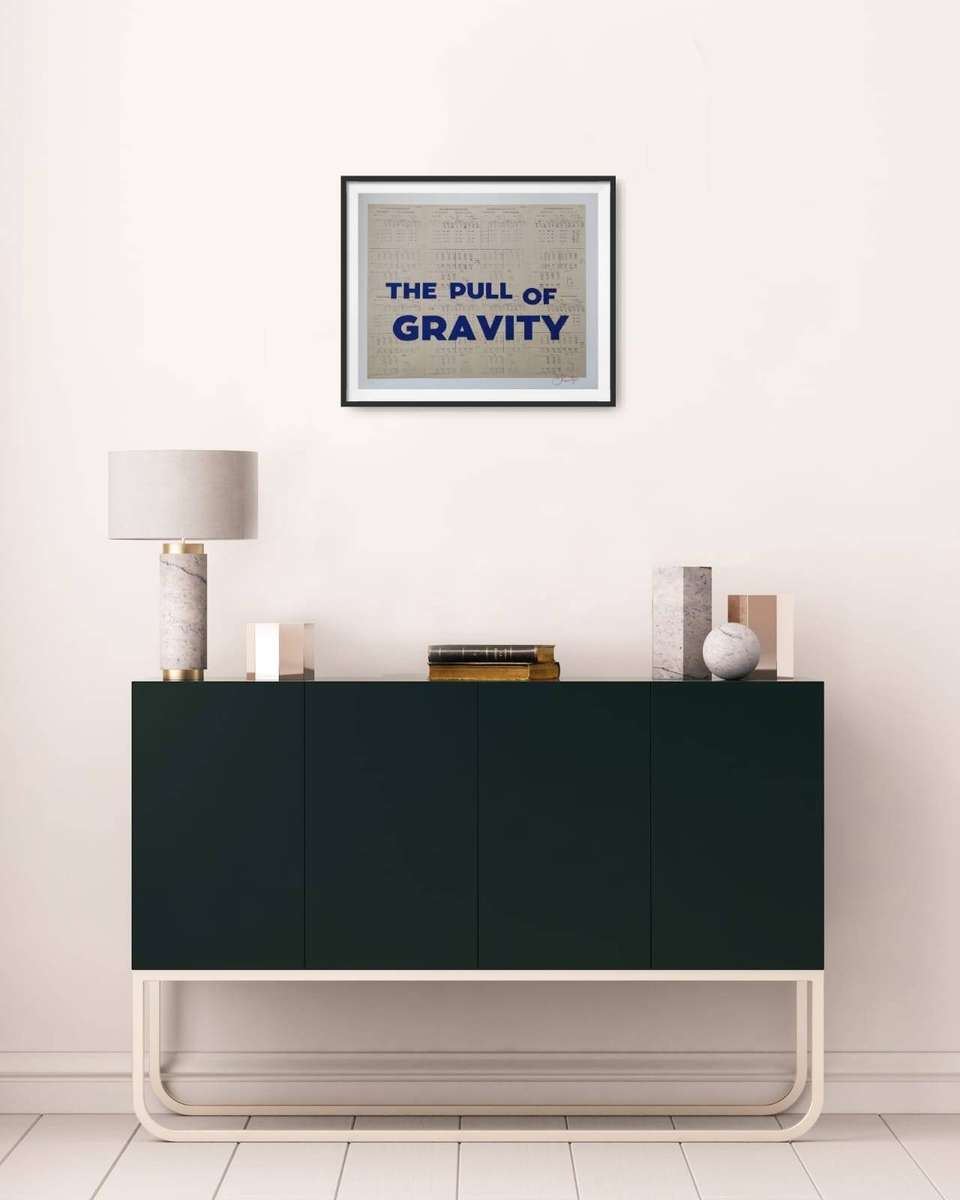 william kentridge -` the pull of gravity` print