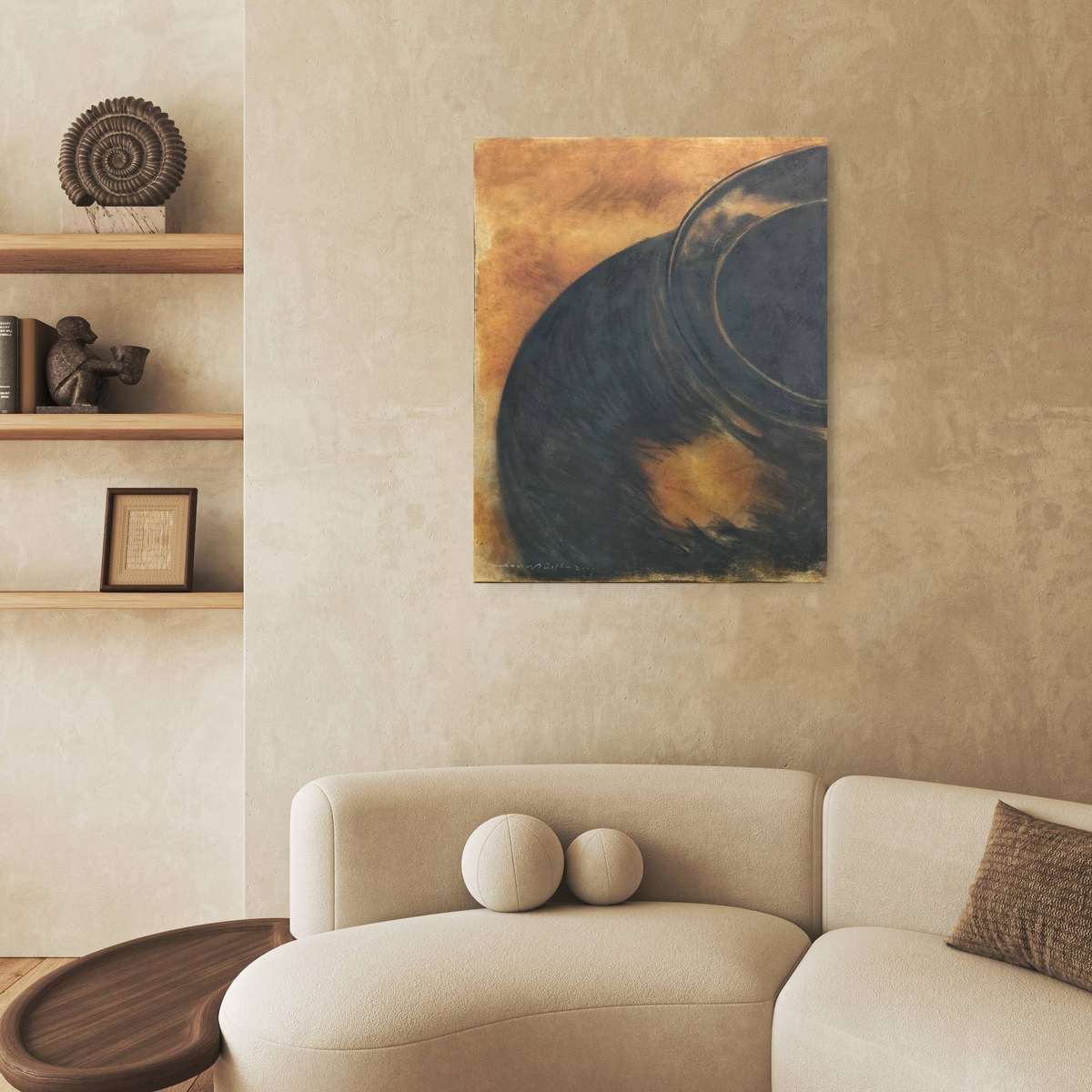 Leon Muller - mixed media painting