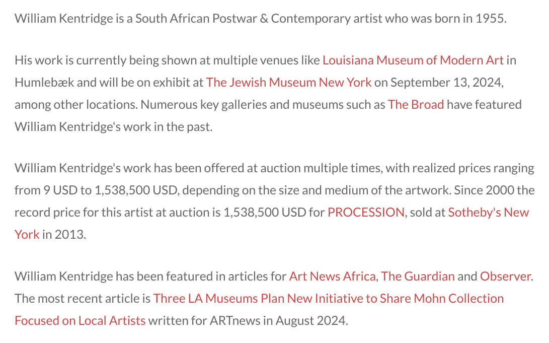 William Kentridge - Taipei Fine Art Museum Exhibition Poster