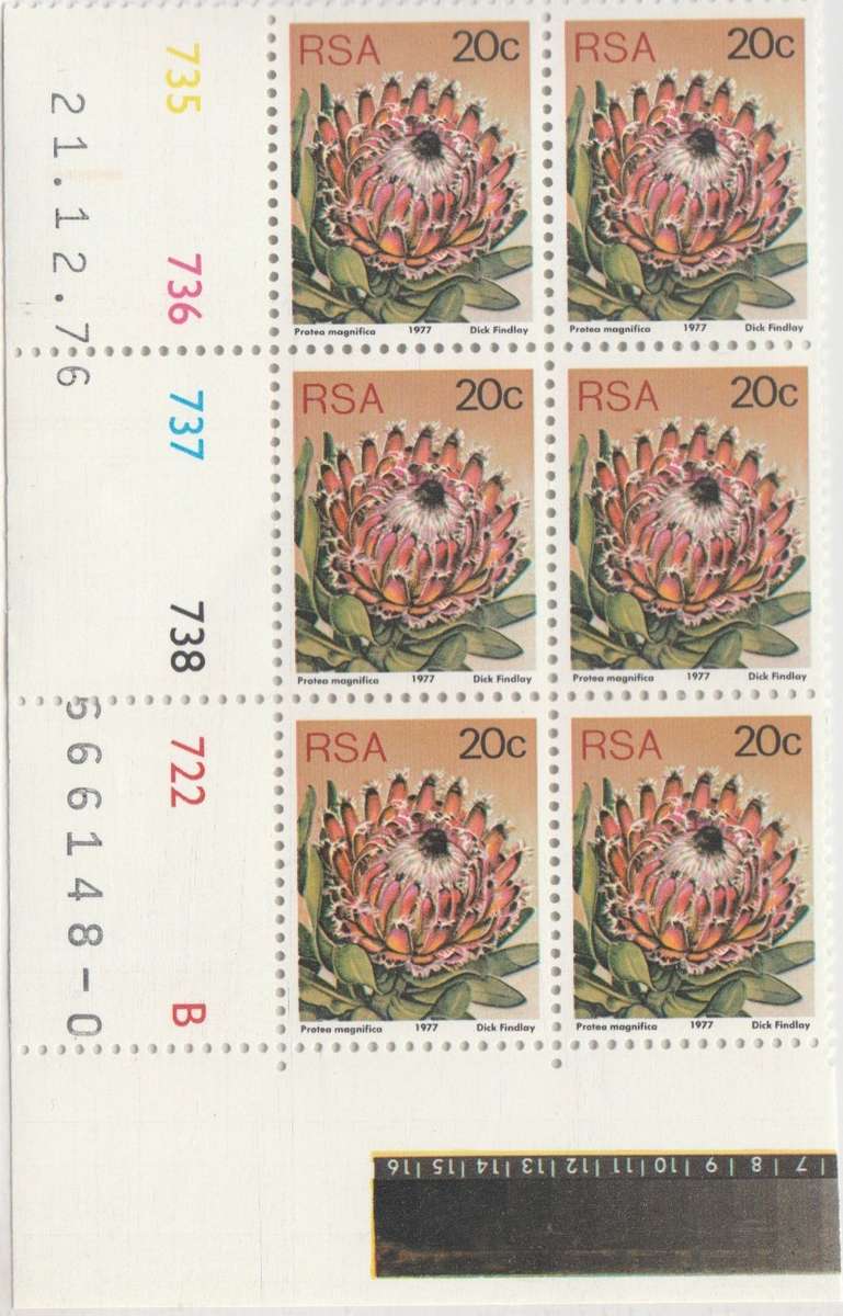 RSA 3rd Definitive Issue SACC 429 x6 B (1976-12-21)