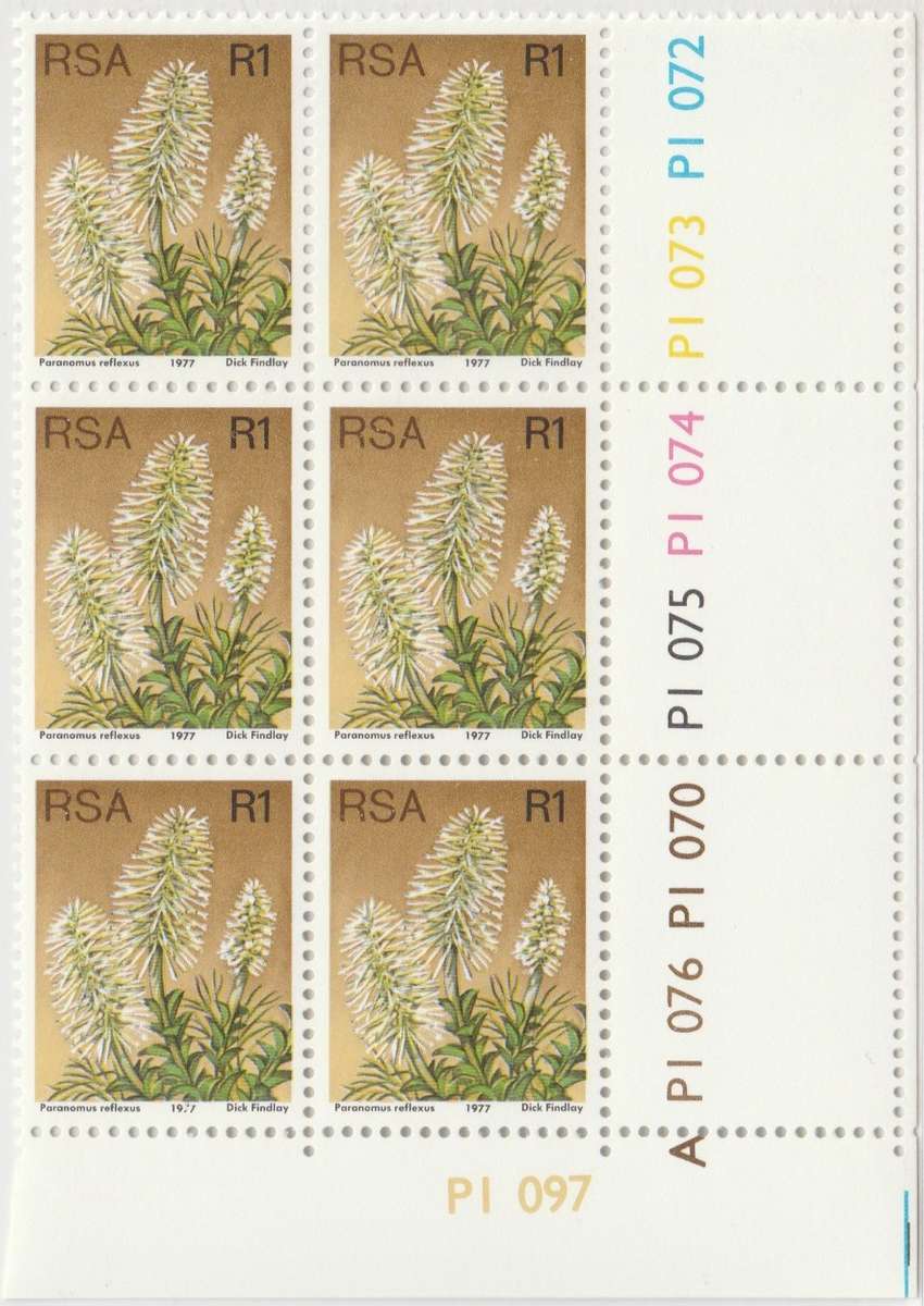 RSA 3rd Definitive Issue SACC 433 x6 A