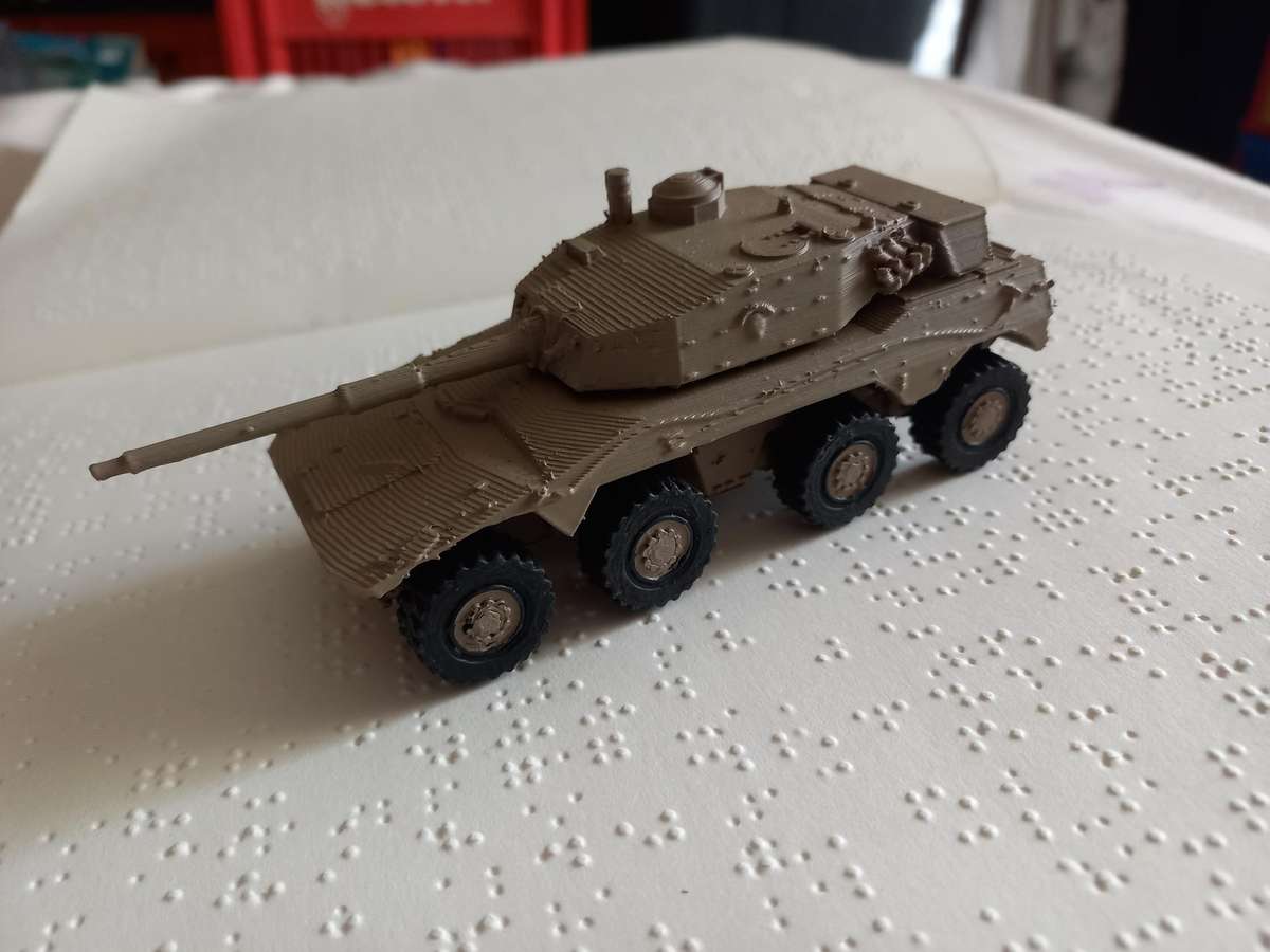 3d printed South African Military model - 1/64 scale