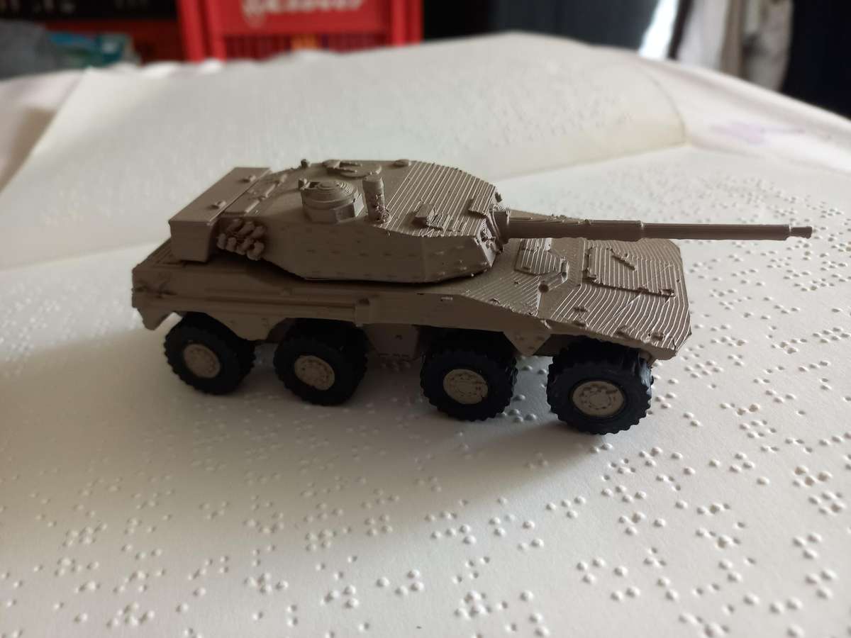 3d printed South African Military model - 1/64 scale