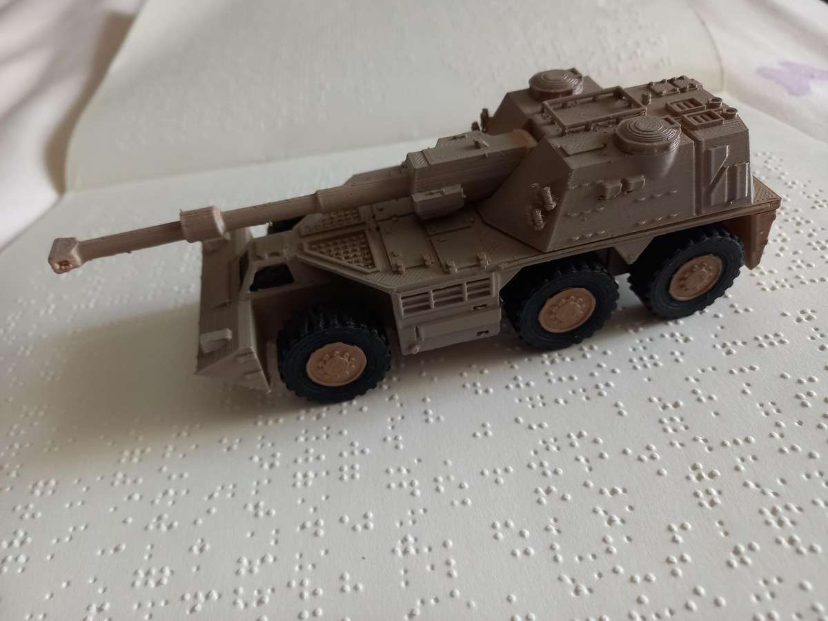 3d printed South African Military model - 1/64 scale