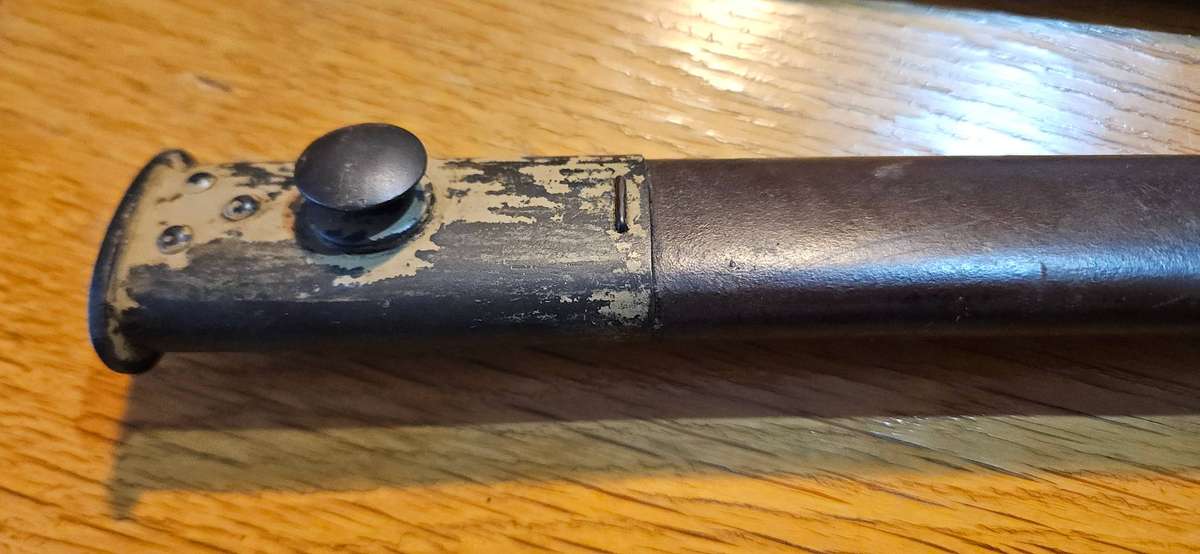 S.A. Police 1907 bayonet and scabbard