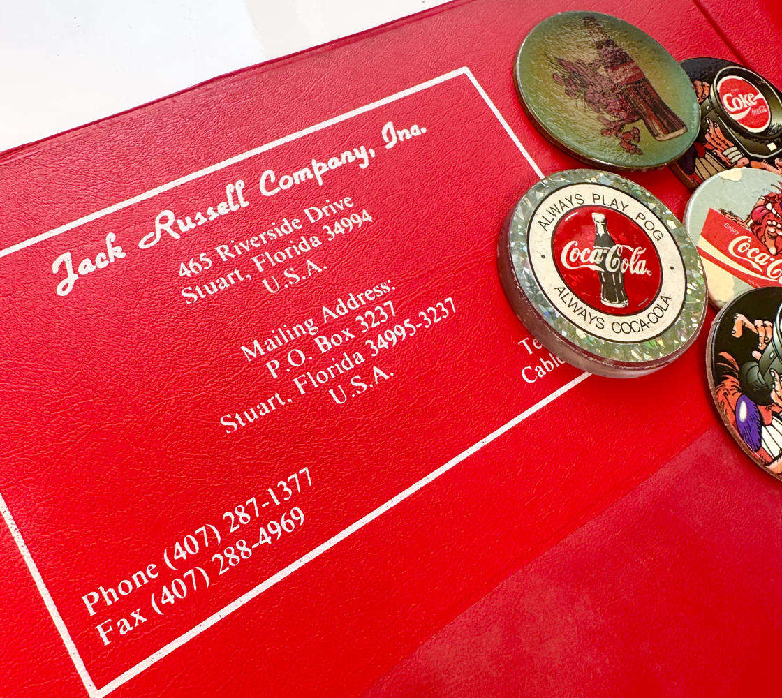 Stunning Collection of 12 Vintage Yo-Yos in Original Jack Russell Album with Collectible Pogs