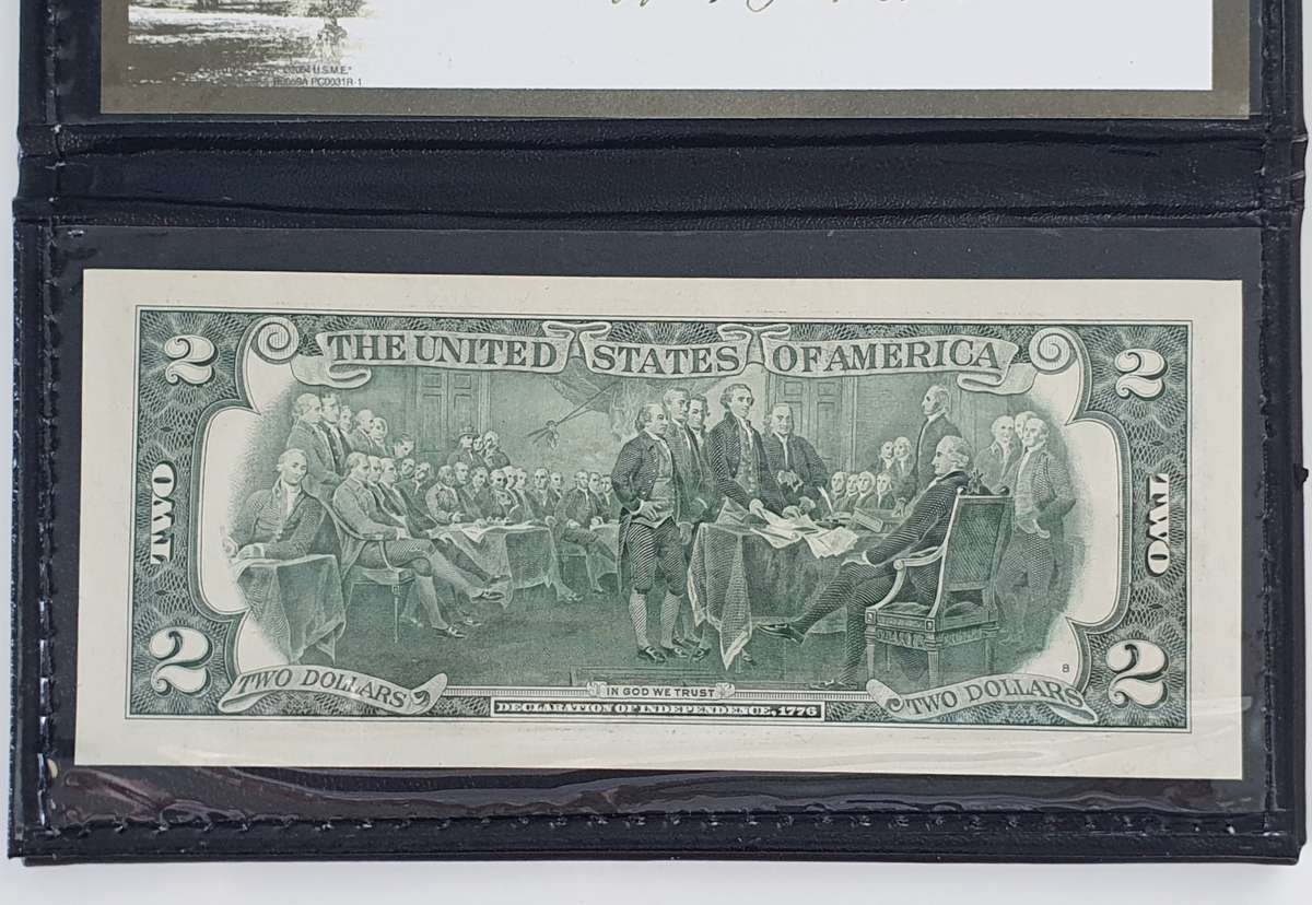 UNCIRCULATED - AUTHENTIC - WORLD RESERVE - 2003 - 2 DOLLAR BILL
