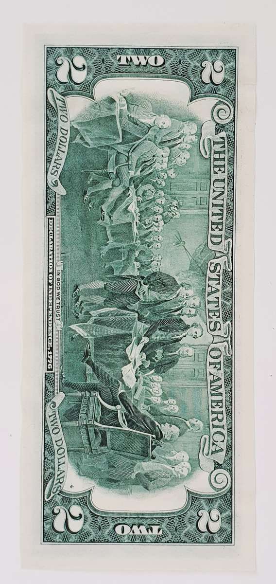 UNCIRCULATED - AUTHENTIC - WORLD RESERVE - 2003 - 2 DOLLAR BILL
