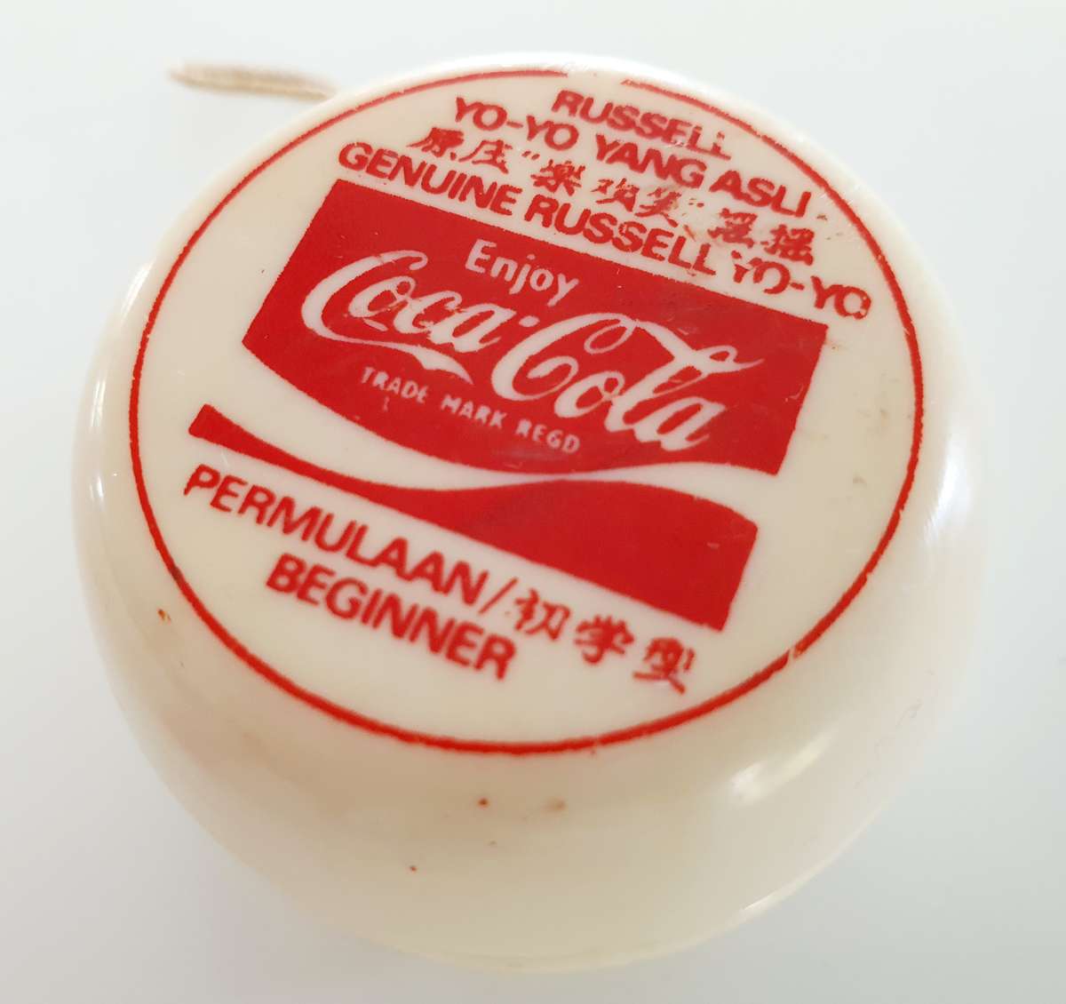 GENUINE VINTAGE COCA-COLA RUSSELL YOYO - YANG ASLI