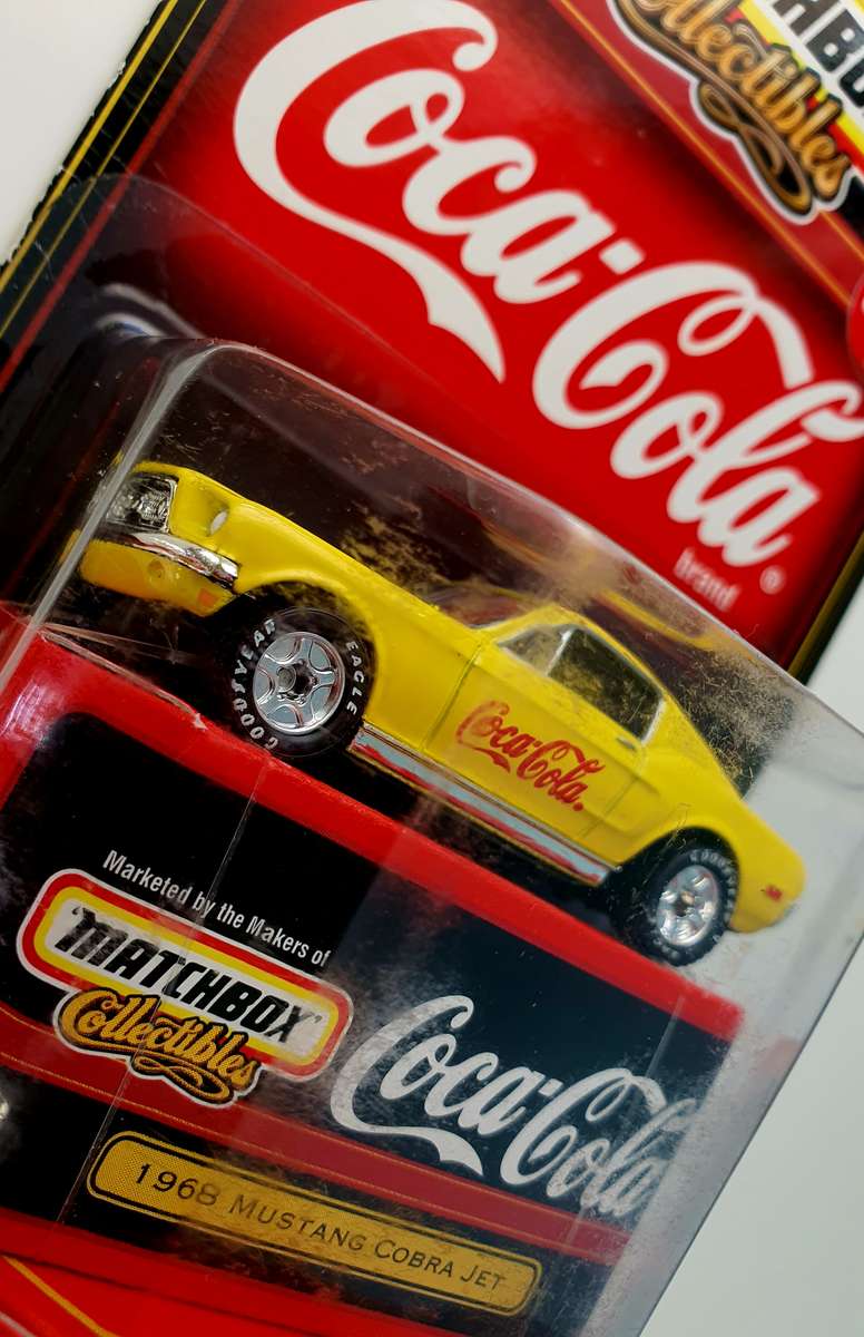 1999 MATCHBOX COLLECTIBLES - COCA COLA 1968 MUSTANG COBRA JET - SEALED
