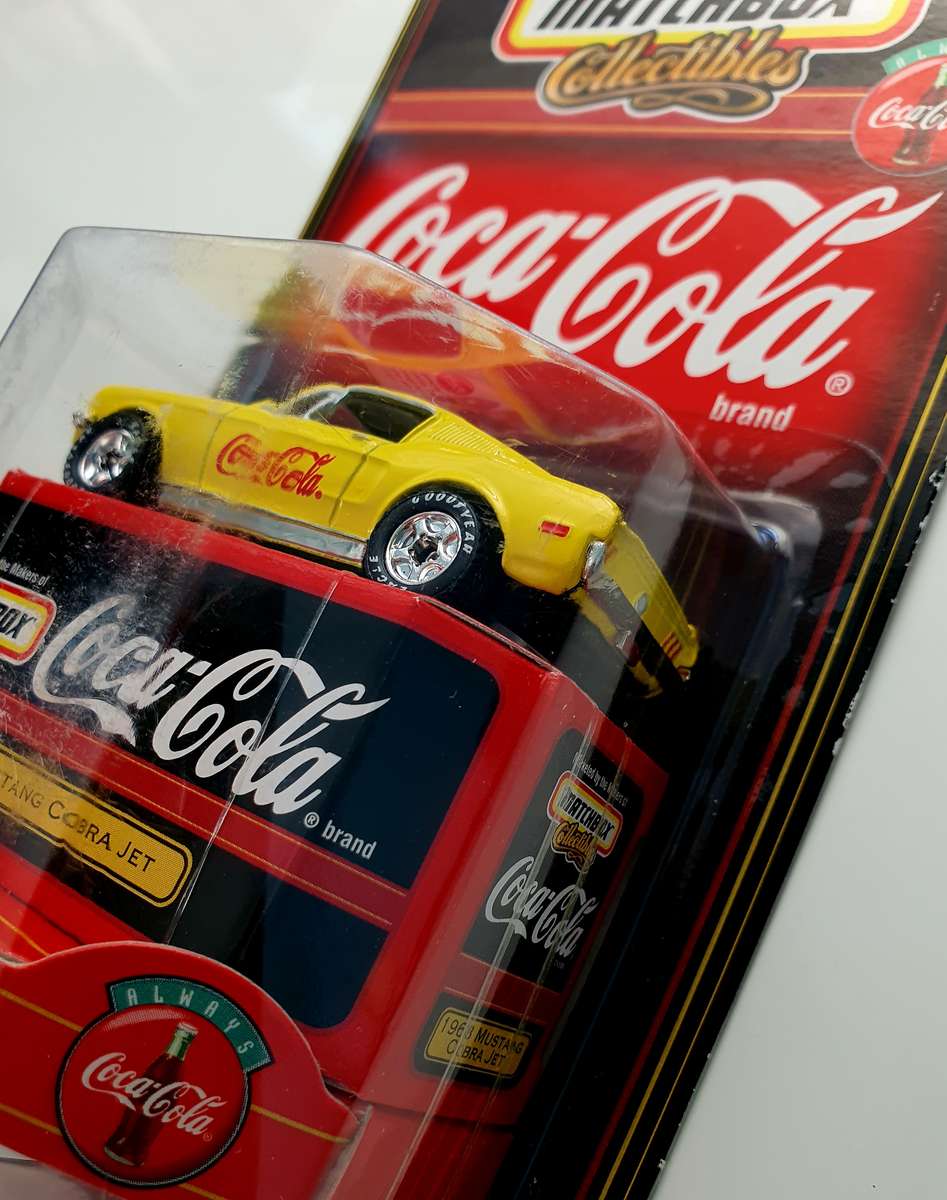 1999 MATCHBOX COLLECTIBLES - COCA COLA 1968 MUSTANG COBRA JET - SEALED