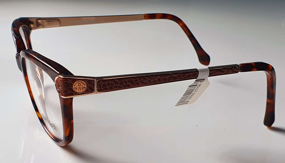 ROBERTO CAVALLI 934 052 POLARIS HAVANA EYEGLASSES AUTHENTIC RX 53-15 - DEMO MODEL