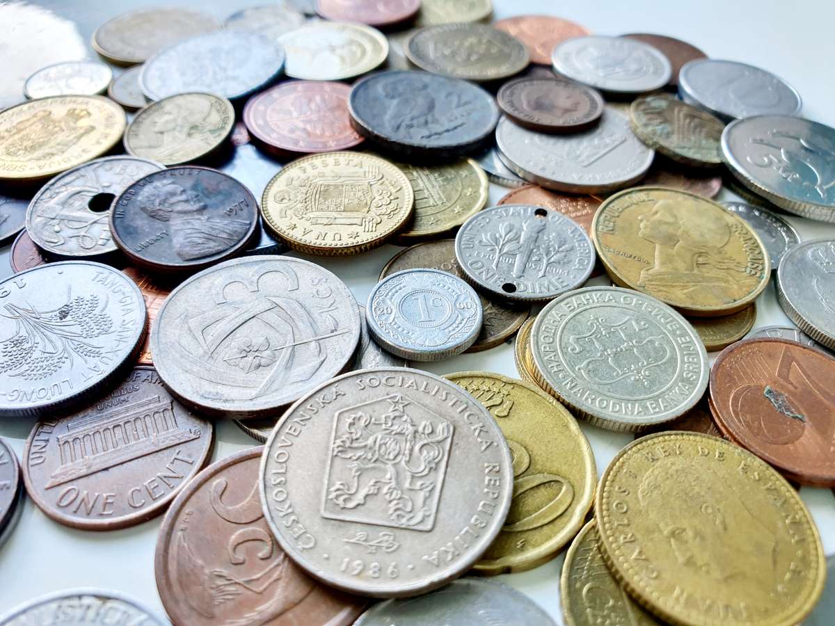 INTERNATIONAL COIN LOT - SOME OLD SOME NEW