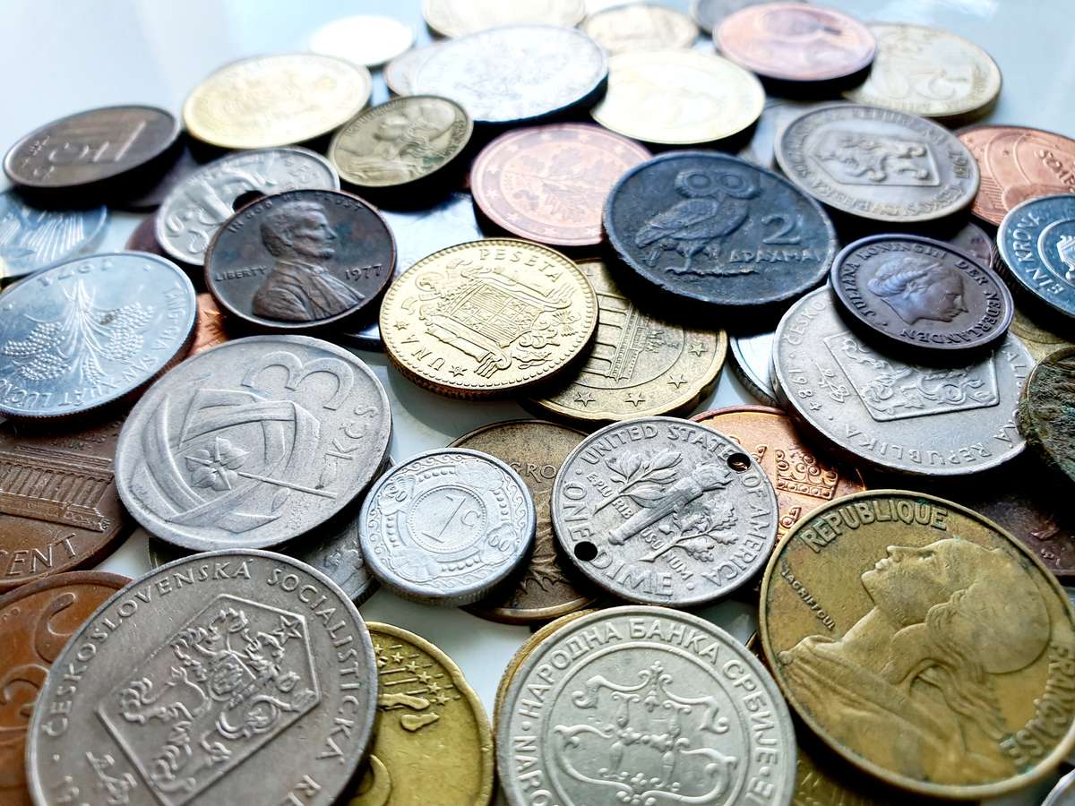 INTERNATIONAL COIN LOT - SOME OLD SOME NEW