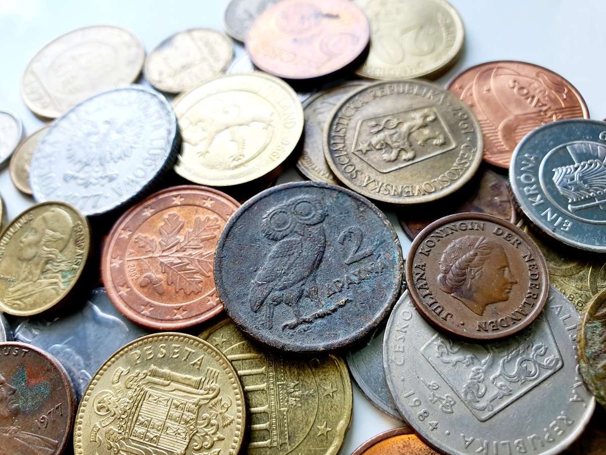 INTERNATIONAL COIN LOT - SOME OLD SOME NEW