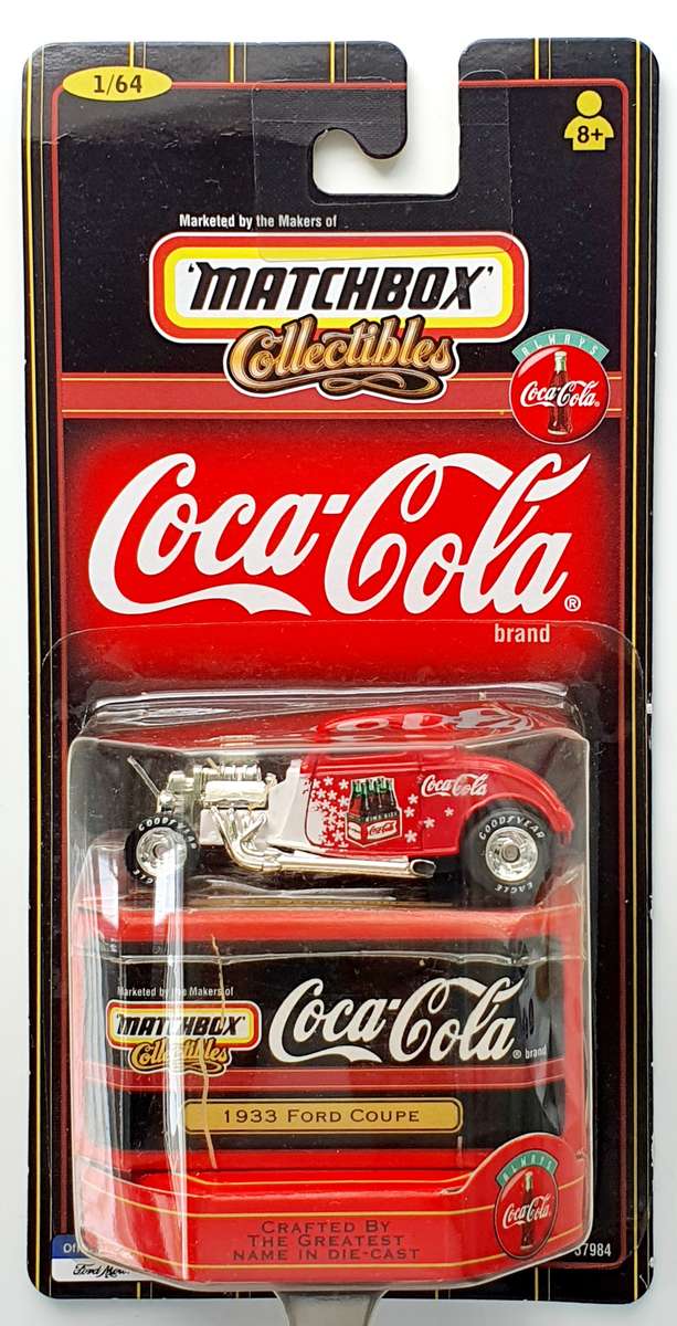 COCA COLA MATCHBOX COLLECTIBLES - 1933 FORD COUPE