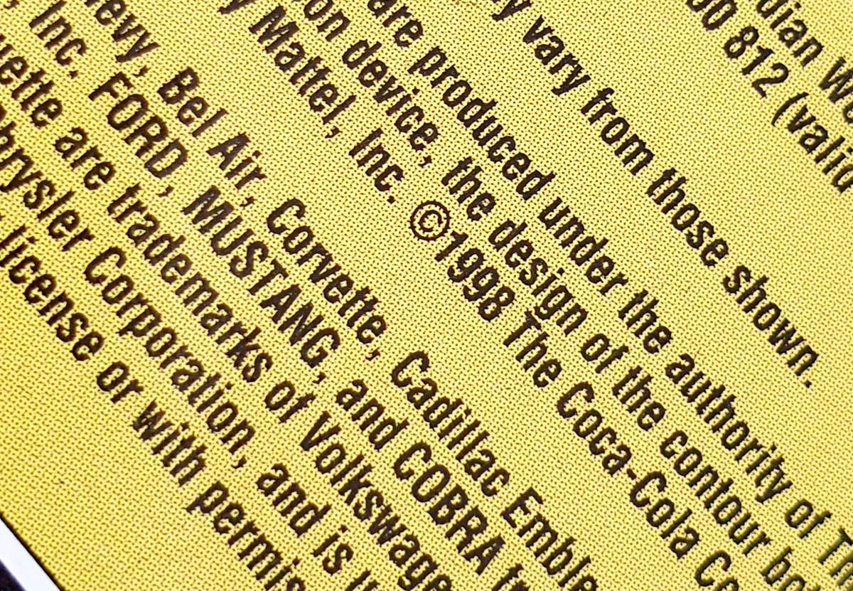 COCA COLA MATCHBOX COLLECTIBLES - 1933 FORD COUPE