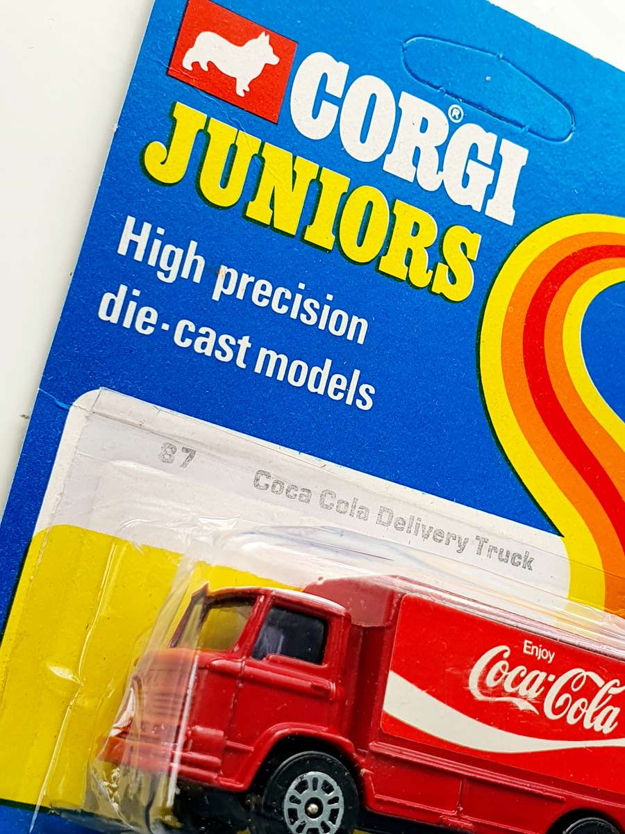1973 METTOY PLAYCRAFT LTD. - ORIGINAL CORGI DIE CAST COKE DELIVERY TRUCK