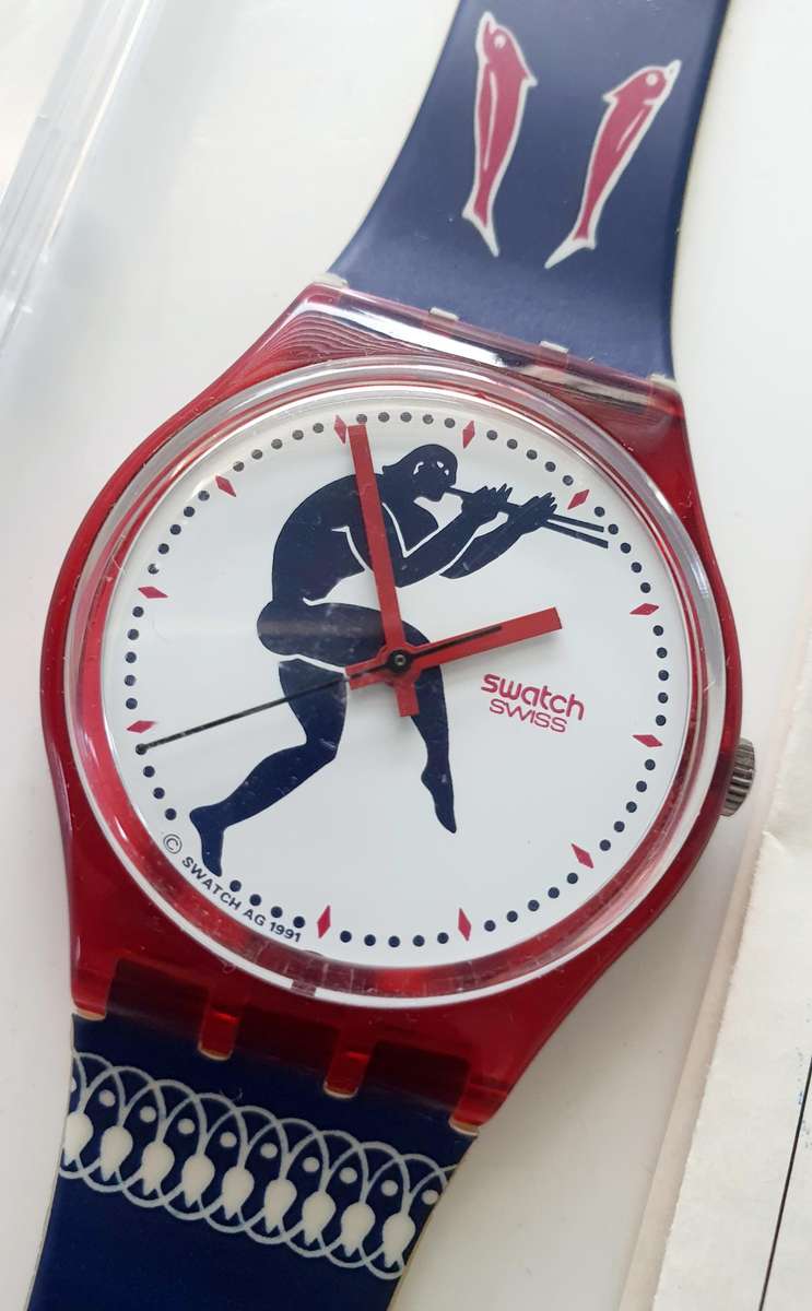 VINTAGE 1992 SWATCH GR111 GENT TEDOPHORUS - MINT UNWORN CONDITION