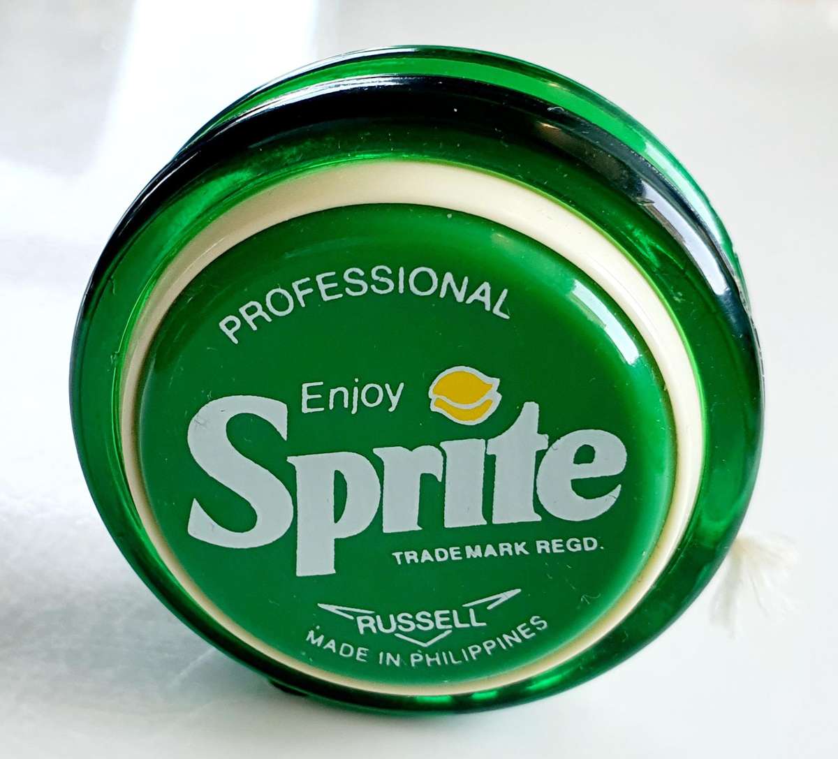 Vintage Sprite Professional Russell YoYo - Bright Green - Near Mint Condition