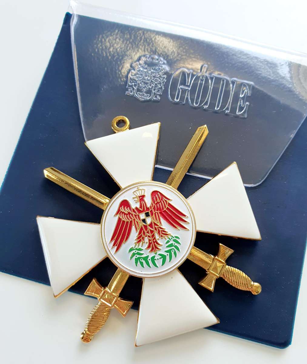 GÖDE Prussia Red Eagle Order  Cross 2nd Class with Swords - Ltd. Edition