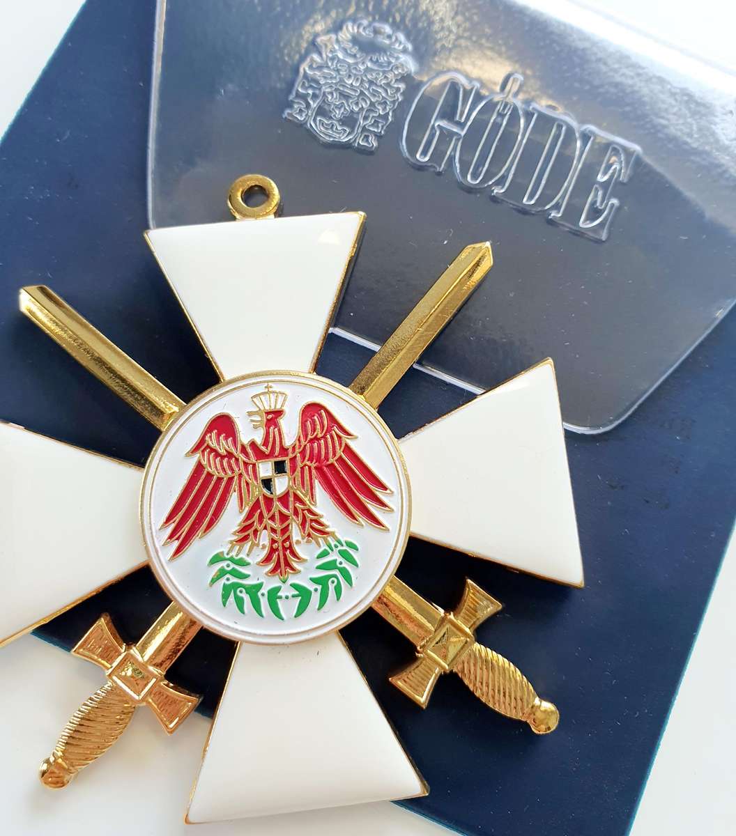 GÖDE Prussia Red Eagle Order  Cross 2nd Class with Swords - Ltd. Edition
