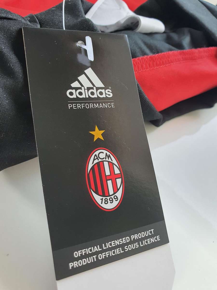 AC Milan Adidas Fan Trikot - Ted/Black - Size S