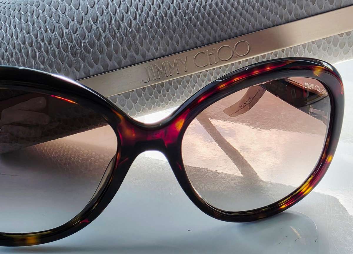 JIMMY CHOO - MONIQUE/S PF402 - WOMENS EYEWEAR - 56-17-135 - $444.00