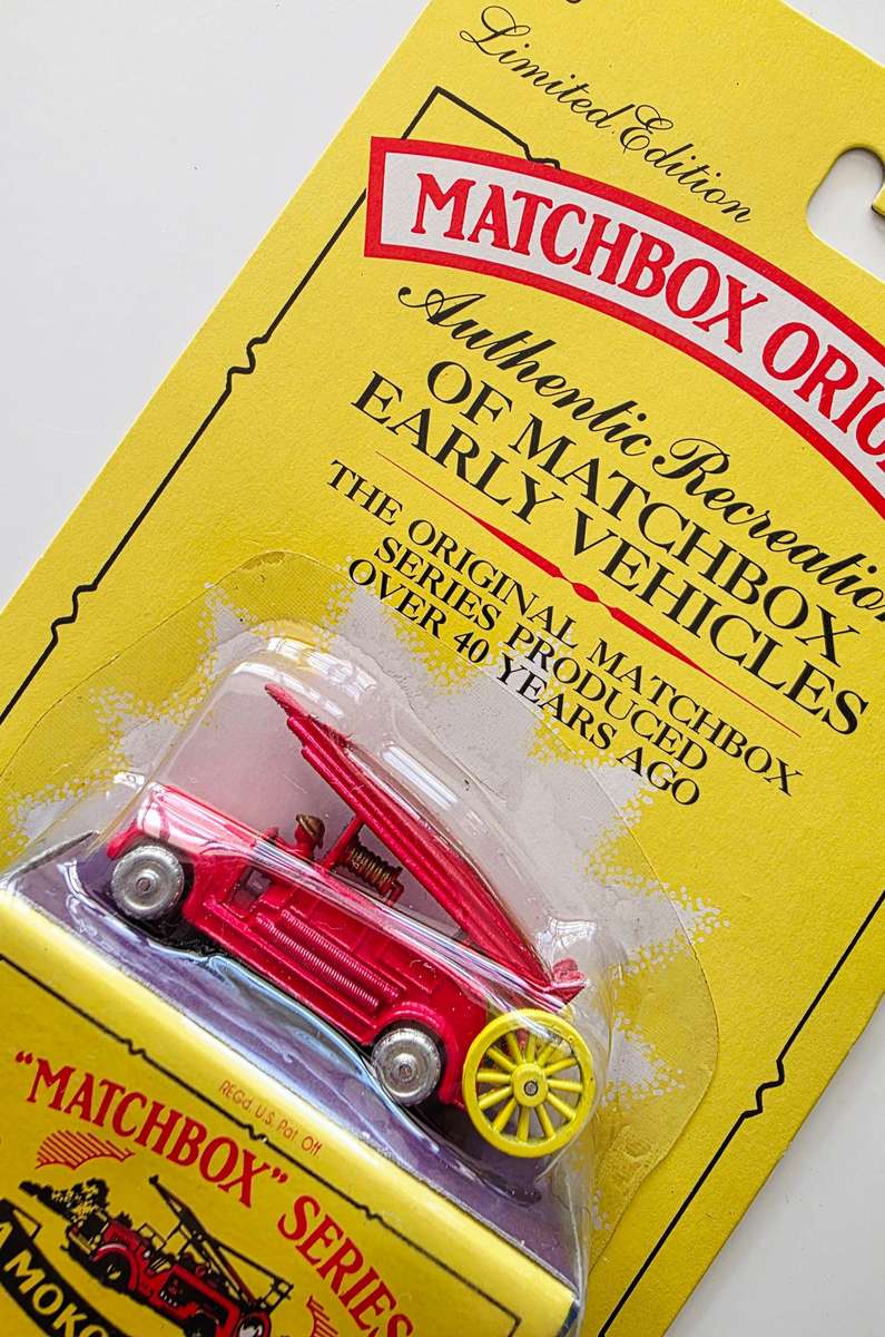 1992 LTD. ED. MATCHBOX ORIGINALS - AUTHENTIC RECREATIONS - NO. 9 THE FIRE ENGINE