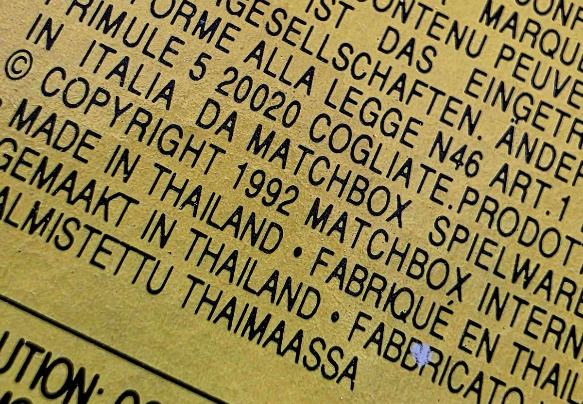 1992 LTD. ED. MATCHBOX ORIGINALS - AUTHENTIC RECREATIONS - NO. 19 MG MIDGET TD