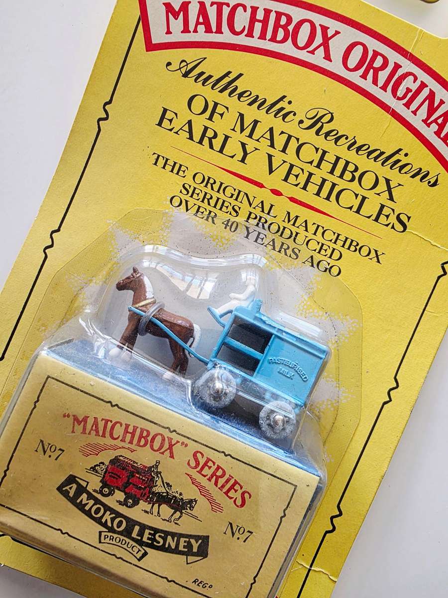 1991 LTD. ED. MATCHBOX ORIGINALS - AUTHENTIC RECREATIONS - NO. 7 THE HORSE-DRAWN MILK FLOAT