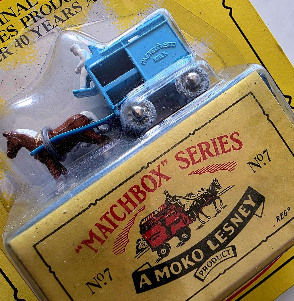 1991 LTD. ED. MATCHBOX ORIGINALS - AUTHENTIC RECREATIONS - NO. 7 THE HORSE-DRAWN MILK FLOAT