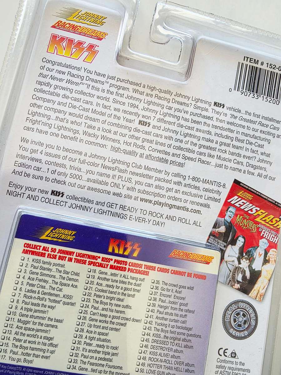 1997 JOHNNY LIGHTENING - KISS #27 RACING DREAMS - TOTALLY INSANE