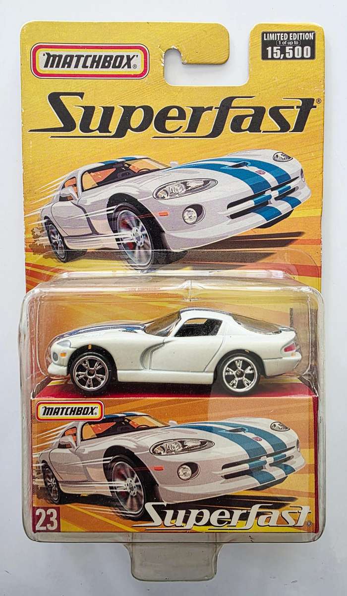 MATCHBOX SUPERFAST - LTD. ED. 1 OF UP TO 15.500 - DODGE VIPER GTS