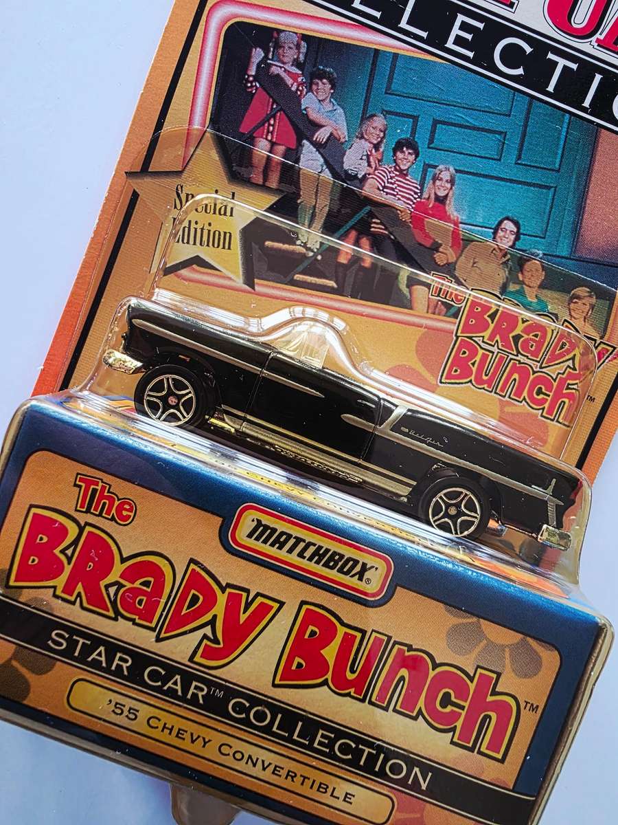 1998 MATTEL MATCHBOX - SPECIAL EDITION - THE BRADY BUNCH  - 55 CHEVY CONVERTIBLE