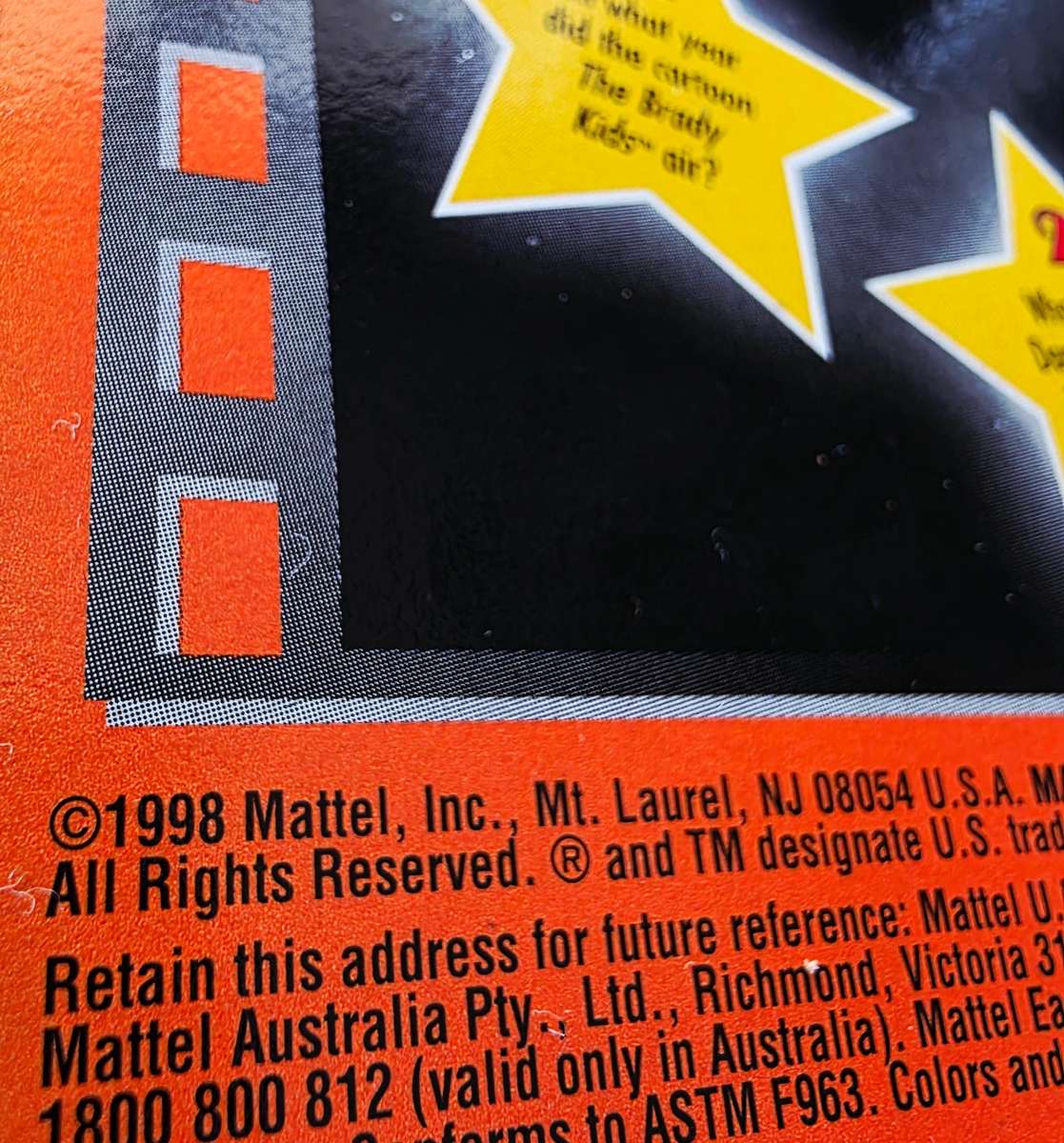 1998 MATTEL MATCHBOX - SPECIAL EDITION - THE BRADY BUNCH  - 55 CHEVY CONVERTIBLE