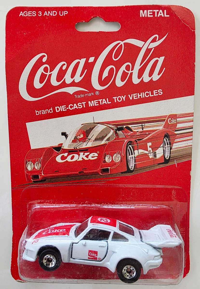 ***1979*** HARTOY INC. COCA COLA PORSCHE - IN ORIGINAL BLISTER PACK - ABSOLUTELY CRAZYNESS