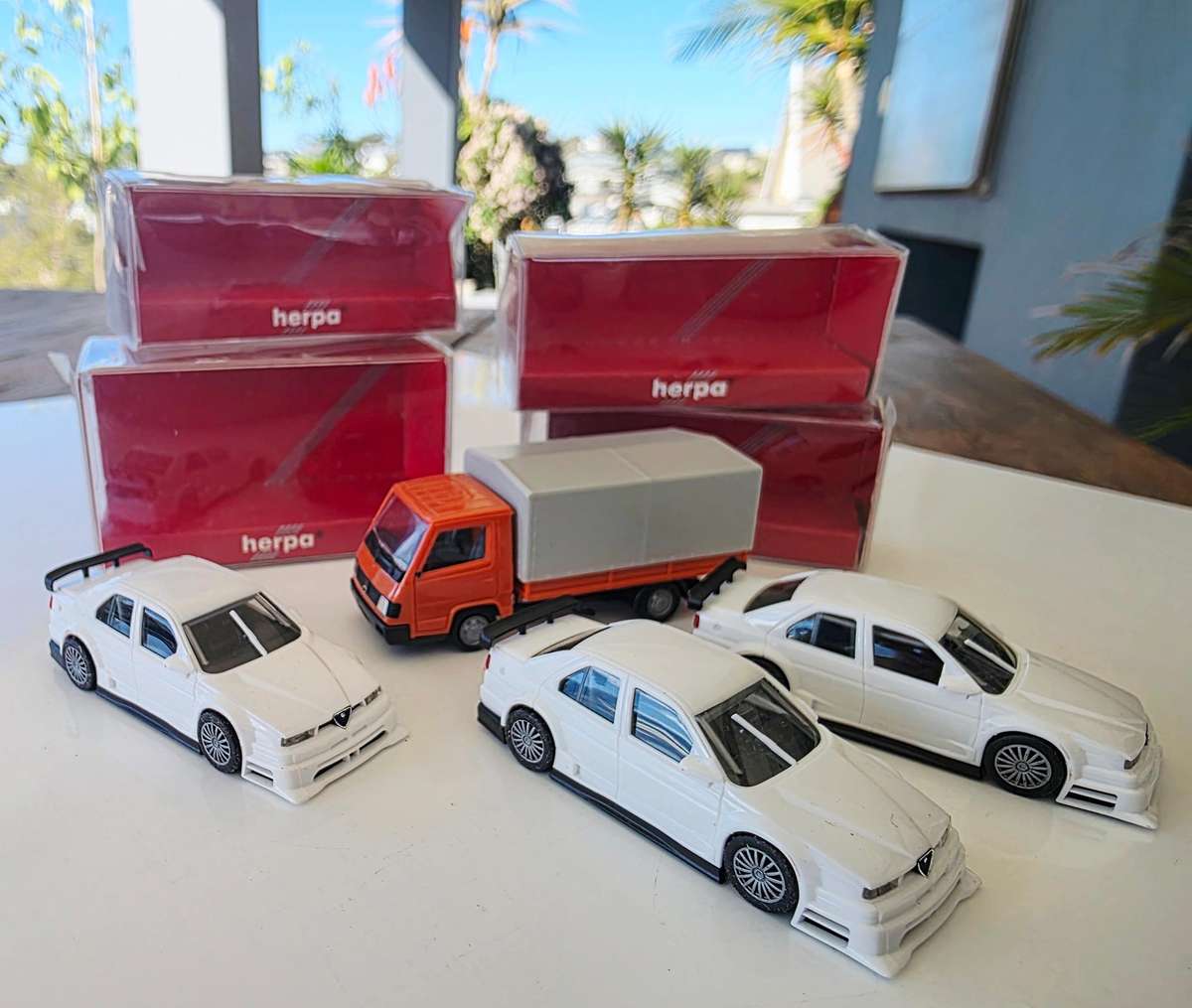 4 x HERPA MINITURE MODELS - MADE IN GERMANY - ORIGINAL PACKAGING