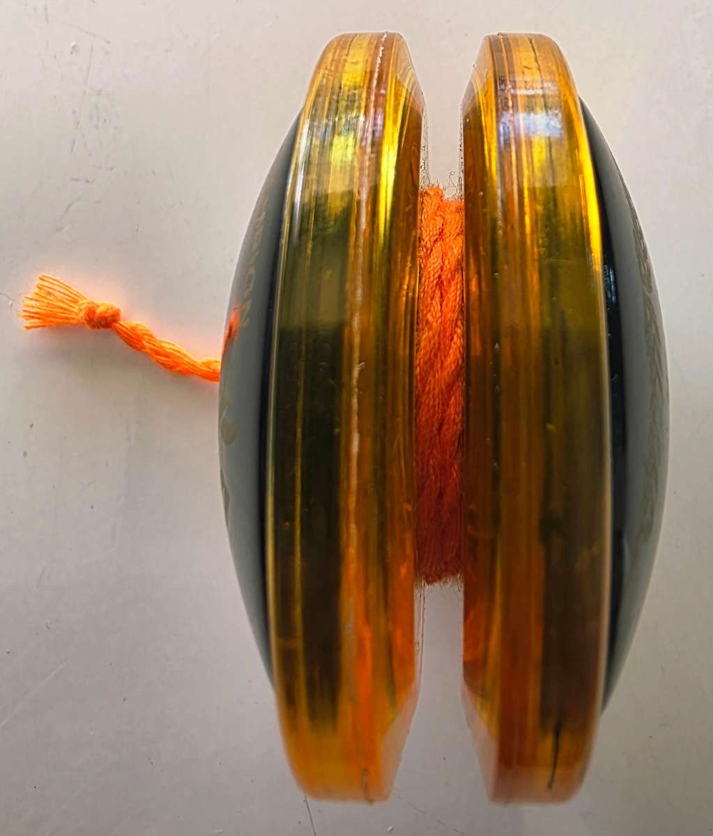 VINTAGE COCA COLA YOYO - DISFRUTA BLACK MASTER - MADE IN MEXICO