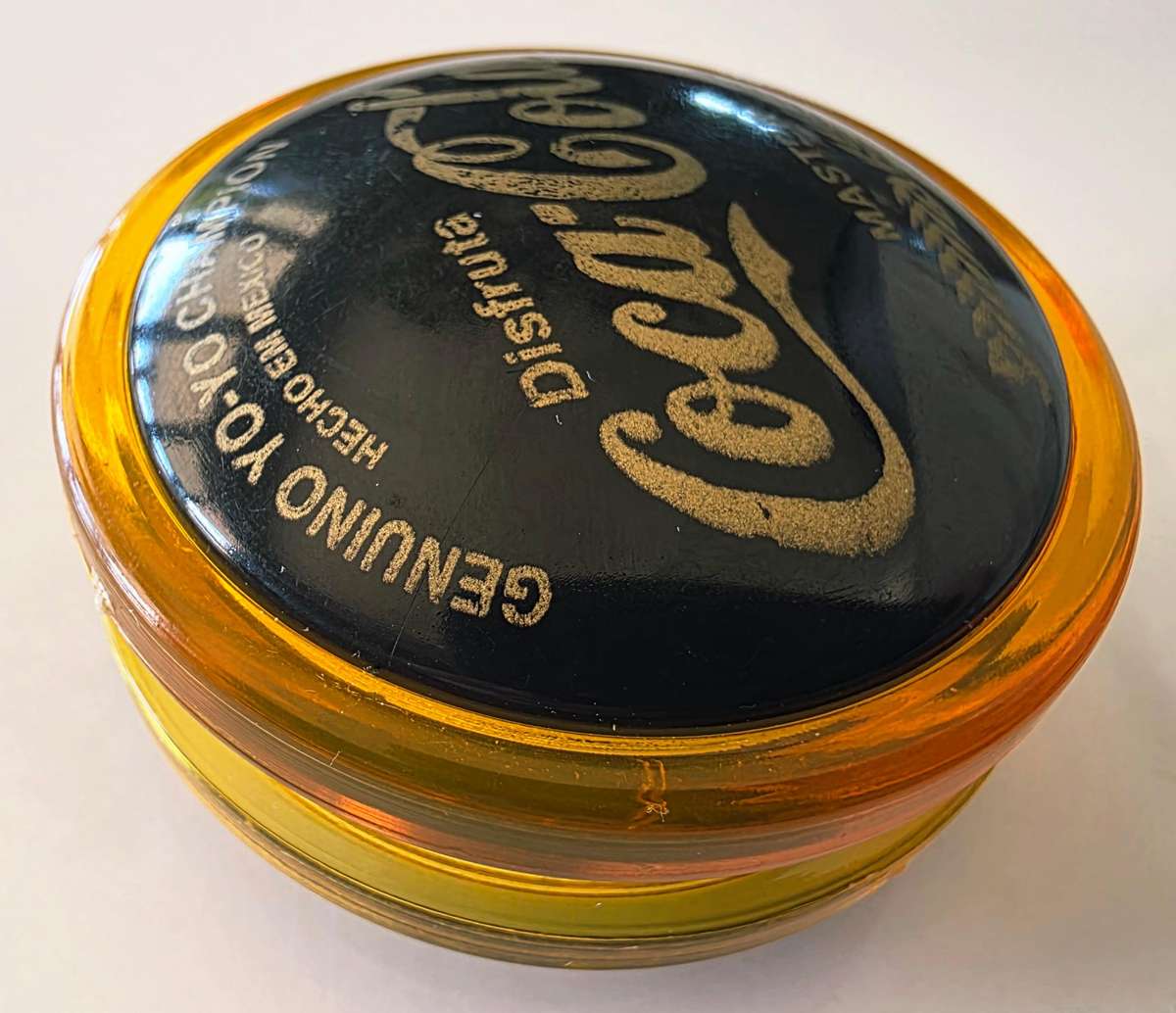 VINTAGE COCA COLA YOYO - DISFRUTA BLACK MASTER - MADE IN MEXICO