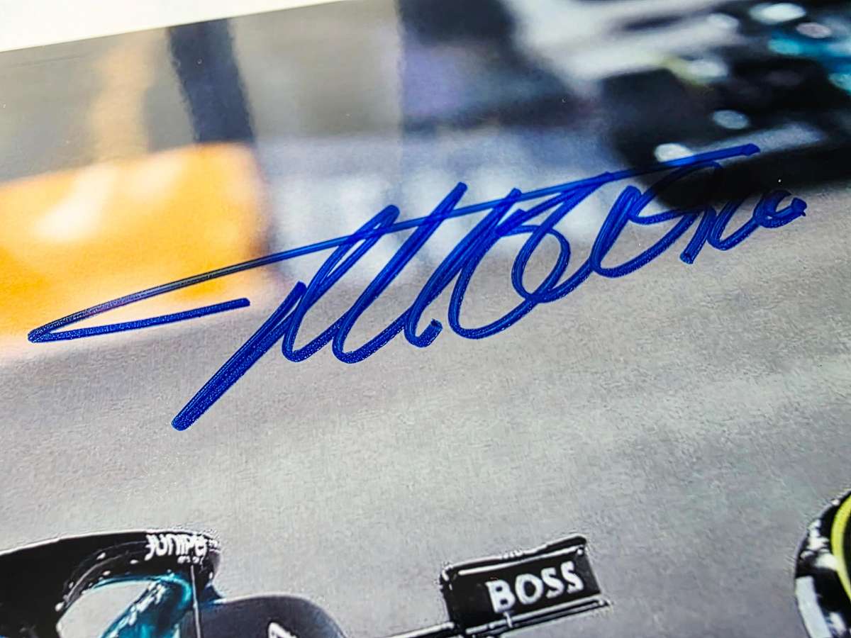 Fernando Alonso Authentic Autograph