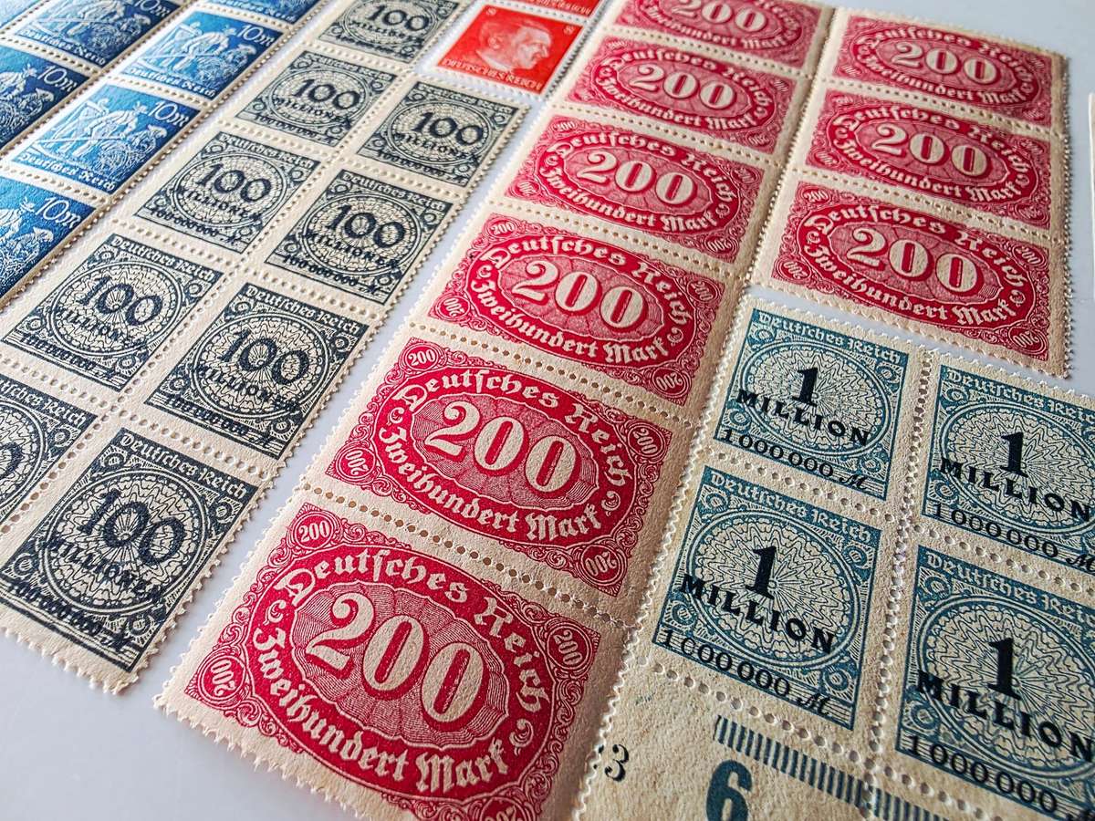 DEUTSCHES REICH - LARGE RARE LOT OF STAMP BLOCKS